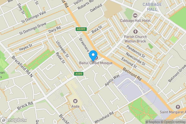 Map location for 305-307 Breck Road, Everton, Liverpool, Merseyside, L5 6PU L5 6PU