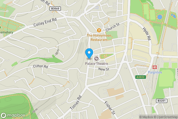 Map location for 36 & 38 Winner Street, Paignton, Devon, TQ3 3BQ