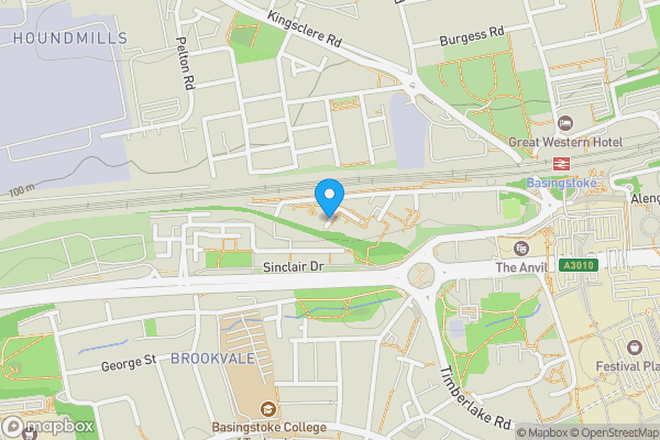 Map location for Winterthur Way, BASINGSTOKE, Hampshire, RG21 7UN