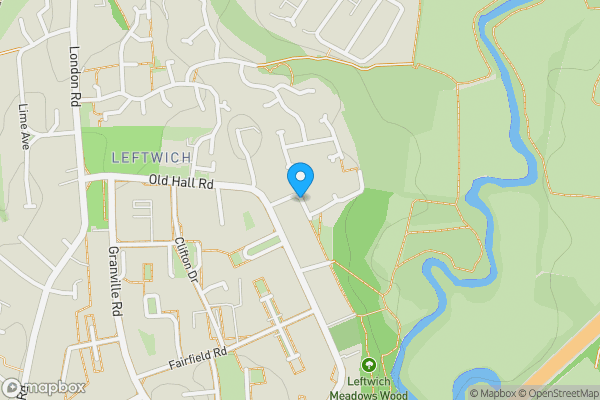 Map location for Meadow Grove, Cheshire, CW9 8BW