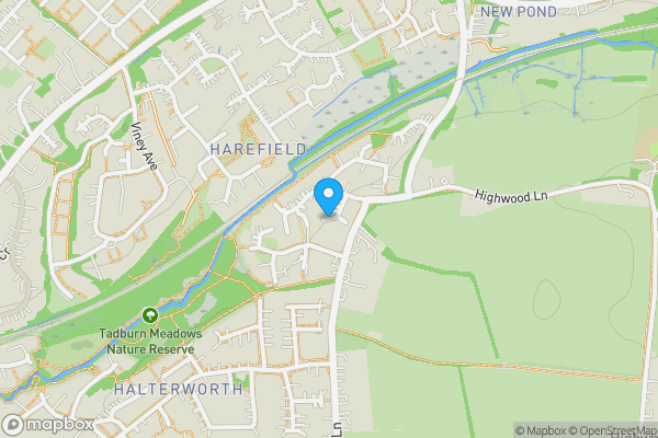 Map location for Tadburn Lake/Land On The North Side Of Jenner Way, Romsey, Hampshire, SO51 8PD