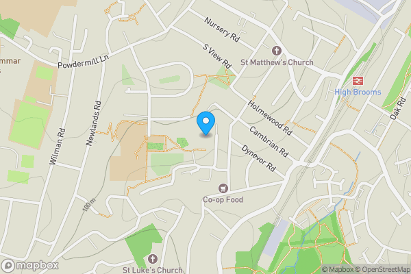 Map location for 30 Merrion Close, Tunbridge Wells, Kent, TN4 9JJ