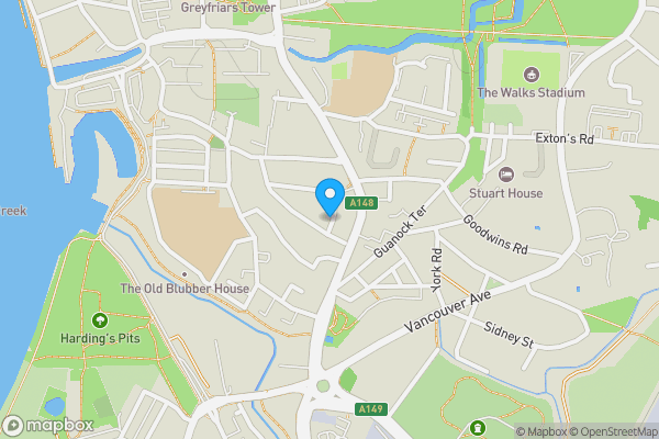 Map location for 2 John Street, Kings Lynn, Norfolk PE30 5HH