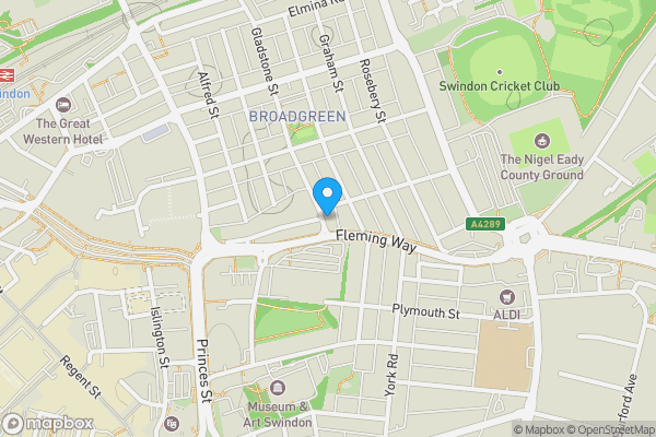 Map location for 3, Medgbury Place, Swindon, SN1 2AR