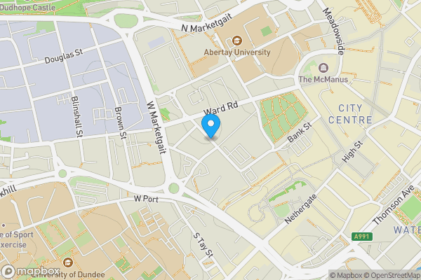 Map location for 43-45 North Lindsay Street, Dundee, DD1 1PW