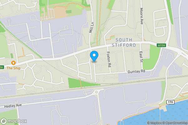 Map location for 45 The Chase, Grays, Essex, RM20 4BF