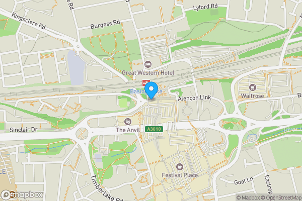 Map location for 328 Skyline Plaza Alencon Link, Basingstoke, Hampshire, RG21 7AU