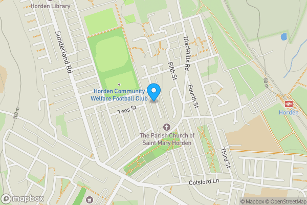 Map location for 72 Seventh Street, Horden, Peterlee, County Durham, SR8 4LX