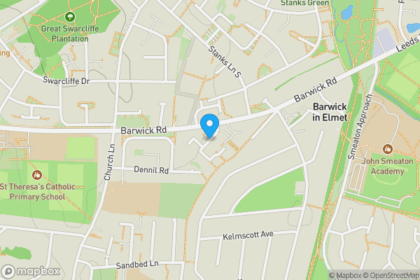 Map location for Ashfield Terrace, LEEDS, West Yorkshire, LS15 8SF