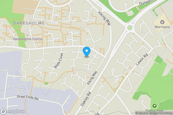 Map location for 51 Thetford Close, Corby, Northamptonshire, NN18 9PH