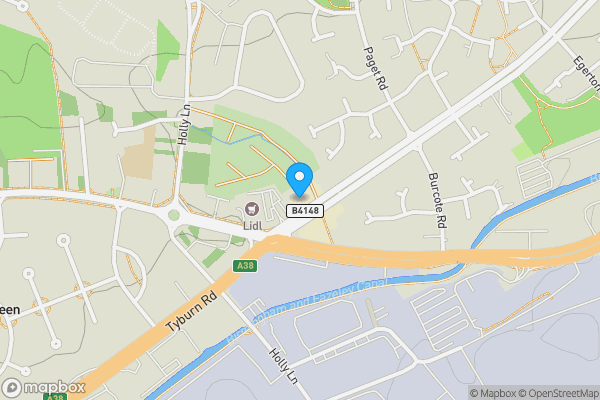 Map location for 984 Tyburn Road, Birmingham, West Midlands, B24 0TL