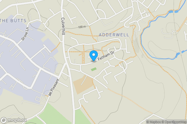 Map location for 4 Garages at, Feltham Drive, Frome, BA11 5AF