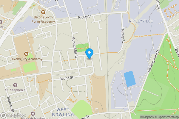 Map location for 200 Upper Castle Street Bradford BD5 7SA