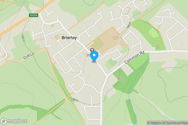 Map location for Brierley Village Club, Church Street, Brierley, Barnsley, South Yorkshire, S72 9JG