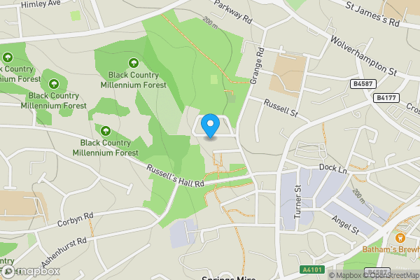 Map location for 15, Himley Street,, Dudley,, DY1 2BD