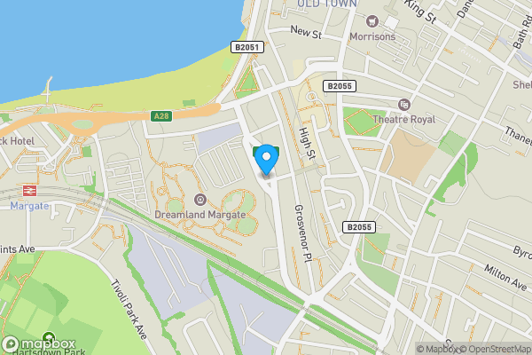 Map location for 23 Belgrave Road, Margate, Kent, CT9 1XG