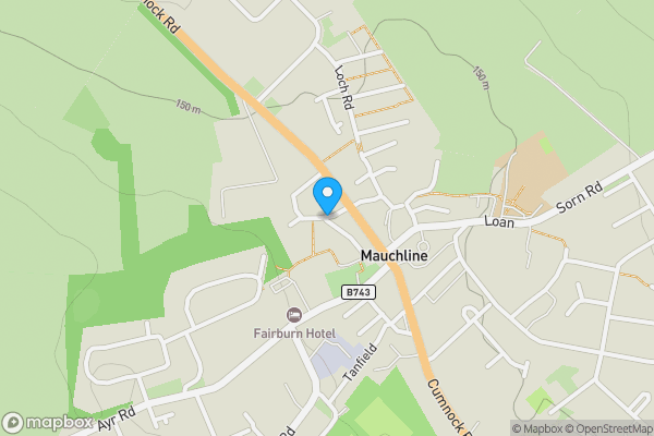 Map location for Former Ballochmyle Creamery, U732 Haugh, To C50 Knowe Brackenhill, Mauchline, East Ayrshire, KA5 5JR