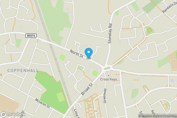 Map location for North Street, CREWE, Cheshire, CW1 4NJ