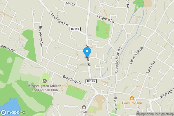 Map location for 51 Gestridge Road, Kingsteignton, Newton Abbot, Devon, TQ12 3EZ