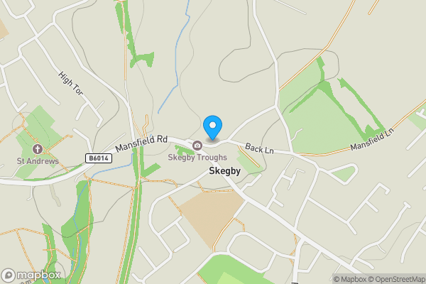 Map location for Land at Hilltop Farm, Old Road, Skegby, Sutton-in-Ashfield, NG17 3DY