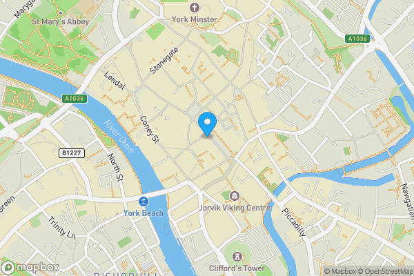 Map location for United House, Piccadilly Court York North Yorkshire YO1 9PQ