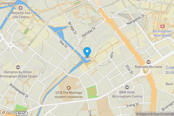 Map location for Flat 4, Kings Court, 26 Bridge Street, Birmingham, B1 2JR