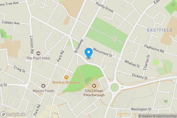 Map location for Flat 45 Cathedral Green Court, Crawthorne Road, Peterborough, PE1 4YS