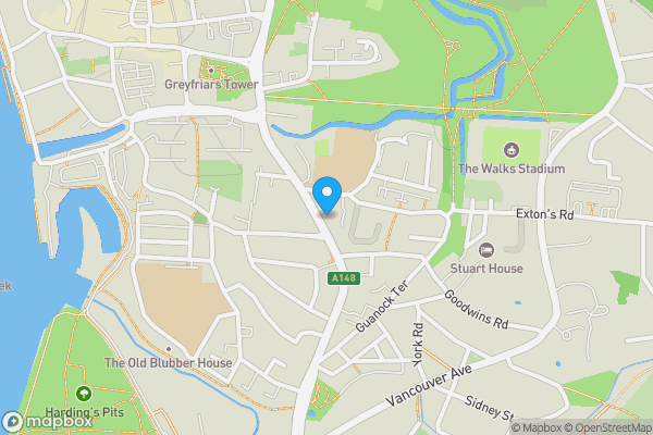 Map location for 20 London Road, Kings Lynn PE30 5PY