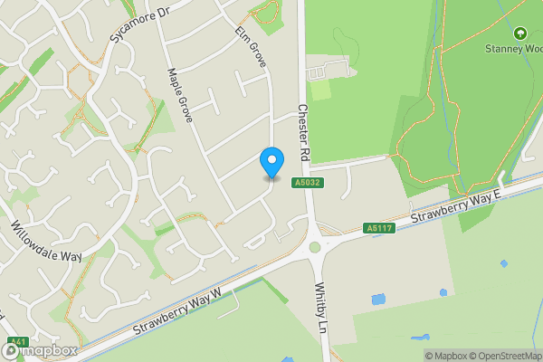 Map location for Beech Grove, ELLESMERE PORT, Merseyside, CH66 2PA