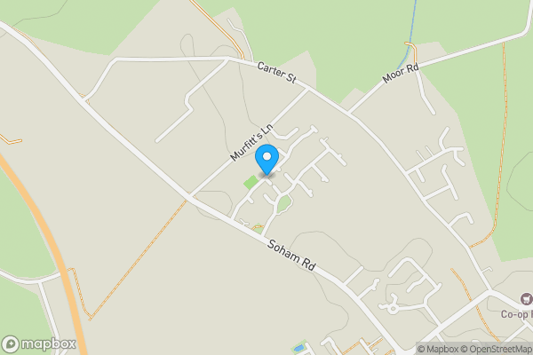 Map location for Rule Gardens, Ely, Cambridgeshire, CB7 5JU