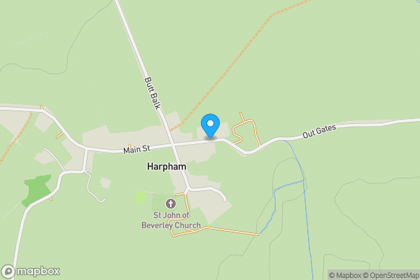 Map location for 3 Moorcroft Cottages, Main Street, Harpham, East Yorkshire, YO25 4QY