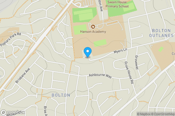 Map location for 18A Hodgson Fold, Bradford, West Yorkshire BD2 4EB