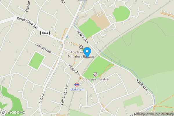 Map location for 26 Willow Tree Close, Ickenham, Uxbridge, Middlesex, UB10 8RD