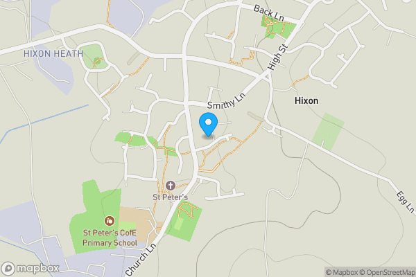 Map location for 3 The Croft, Hixon, Stafford, Staffordshire ST18 0PX