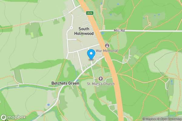 Map location for Norfolk Road, Dorking, RH5 4LA