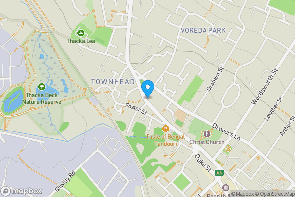 Map location for 16 / 17 Scotland Road, Penrith, Cumbria CA11 7NN