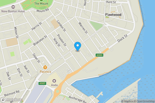 Map location for 13, Fleetwood, Lancashire, FY7 6JE