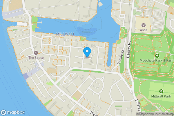 Map location for 34 Telegraph Place, London, E14 9XD