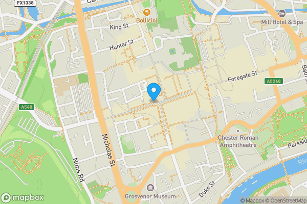 Map location for 10 Watergate Street Chester Cheshire CH1 2LA