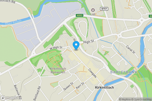 Map location for 19 Cowgate, Kirkintilloch, G66 1HW