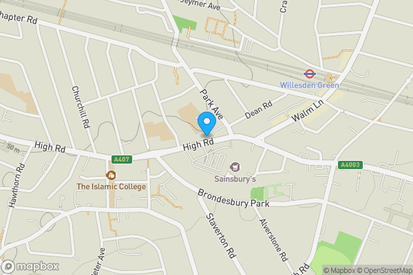 Map location for 30 High Road, Willesden, London, NW10 2QD