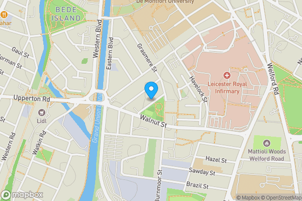 Map location for 23 Thirlmere Street, Leicester LE2 7GQ