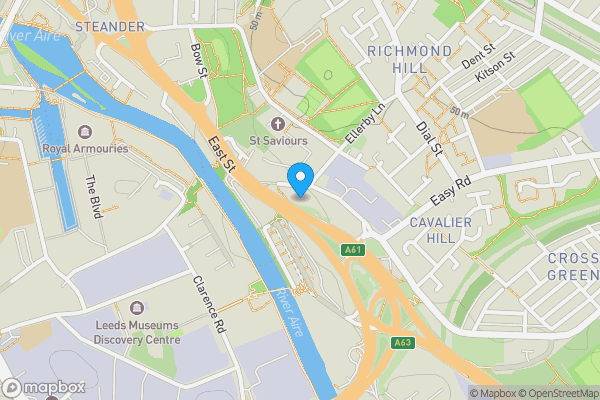 Map location for 69 Echo Central, Cross Green Lane, Leeds, West Yorkshire LS9 8FH