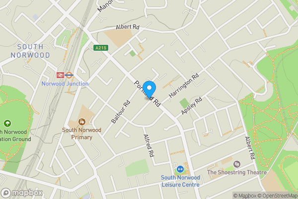 Map location for Flat 1, 110 Portland Road, South Norwood, London, London SE25 4PJ