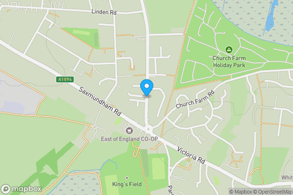 Map location for 40 Leiston Road, Aldeburgh, Suffolk, IP15 5PR