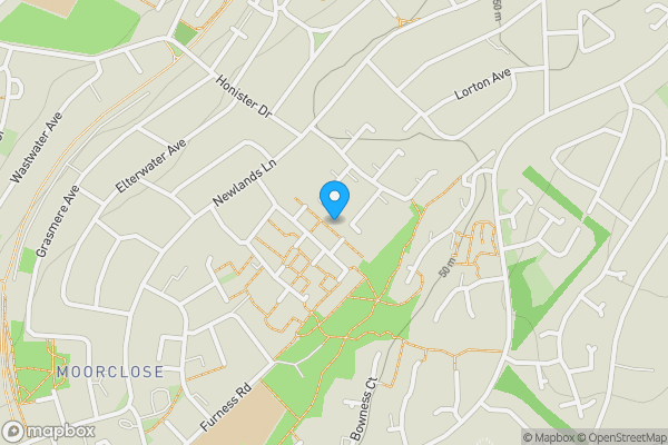 Map location for 118 Newlands Gardens, Workington, Cumbria CA14 3PE