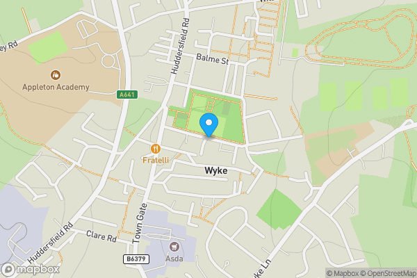 Map location for Worthing Head Road, BRADFORD, West Yorkshire, BD12 9PN