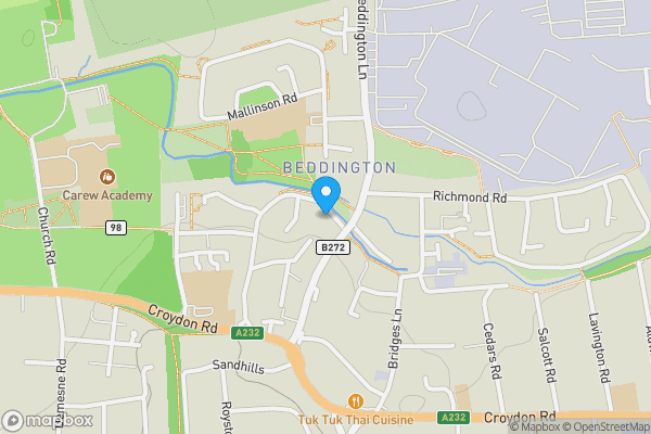 Map location for 76 Guy Road, Wallington, Surrey, SM6 7LY