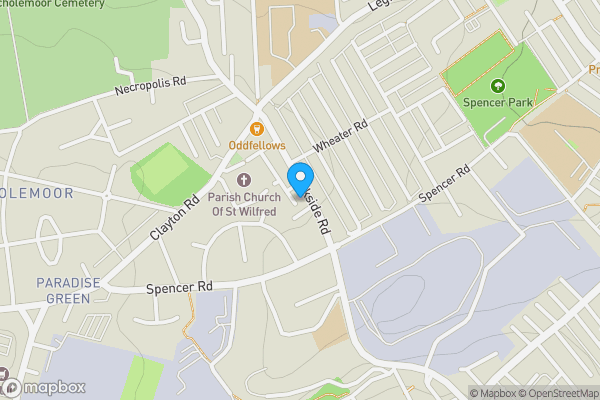 Map location for 8 Lidget Place, Bradford, West Yorkshire BD7 2LP