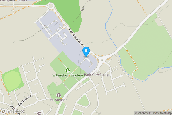 Map location for Brockwell Court, Willington, Crook, County Durham, DL15 0UT